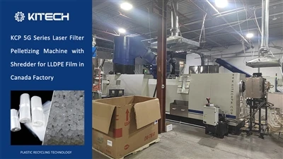 5G serija KCP160/50 Stroj za plastičnu peletiziranje za LLDPE Stretch Film PE...
